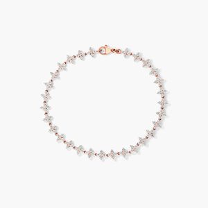 Bracelet de tennis en diamant cultivé en laboratoire de 5.00 MM bijoux en or brillant de luxe avec un look glacé pour un usage quotidien et des cadeaux de fête - Product Image 1