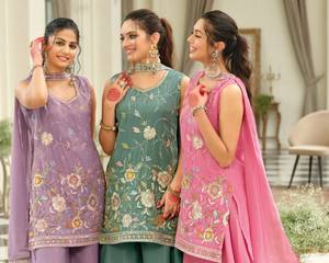 Nueva Colección Premium de Salwar Kameez con Bordado Simar de Diseñador - Product Image 6
