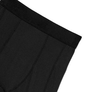 Short d'entraînement personnalisé pour hommes, short de fitness à dentelle à haute élasticité et respirant, à séchage rapide et à compression, taille moyenne, motif solide - Product Image 6