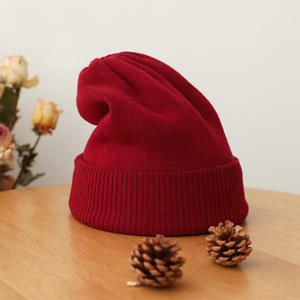 Venta caliente lana invierno diferentes colores gorros gorras 100% material acrílico hecho gorros gorras para Unisex - Product Image 5