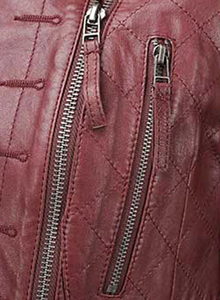 Chaqueta de Cuero para Mujer, Nueva Moda, Resistente al Viento, Chaqueta de Cuero para Hombre y Mujer, Estilos Personalizados, Chaqueta de Cuero Charlotte Burnt Multiple 2006 - Product Image 4