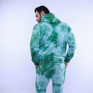 ชุดวอร์มสำหรับผู้ชายชุดวอร์มแบบผูกย้อมสีสำหรับผู้ชายสวมใส่สบายทนทานแบบยั่งยืน - Product Image 3