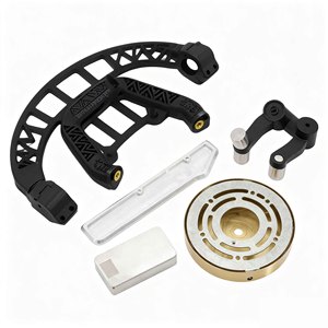 บริการชิ้นส่วน CNC 5แกนเหล็กกล้าคาร์บอนอลูมิเนียมอลูมิเนียมอลูมิเนียมเหล็กกล้าสเตนเลส CNC กลึง CNC บริการชิ้นส่วนเครื่องจักรกล - Product Image 4