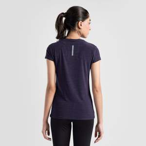 T-shirt de sport respirant Aero Wave Charcoal Tee - Product Image 3