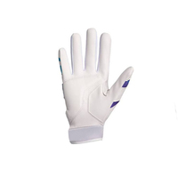 Band Brother Gants de baseball en cuir synthétique de haute qualité pour gaucher Respirant Coupe confortable Élégant Col ouvert Ergonomique