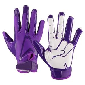 Comfortable Heavy Duty American Football Gloves Hand Grips Custom Logo Design Full Finger Adjustable Wrist Strap Gel Sports - Product Image 2