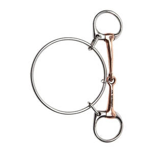 Bocado de Carreras Dexter Copper Mouth, Bocado Profesional de Acero Inoxidable para Caballos de Carreras, Boquilla de Cobre Lisa, Control Superior, Apto - Product Image 2