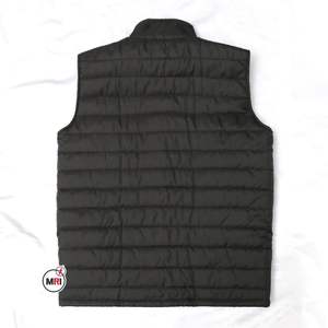 New <b>Black</b> Men Women Zipper Bubble Puffer <b>Vest</b> Slant Pocket Zip up Lightweight High Quality breathable Men's <b>Vests</b> & Waistcoats - Product Image 2