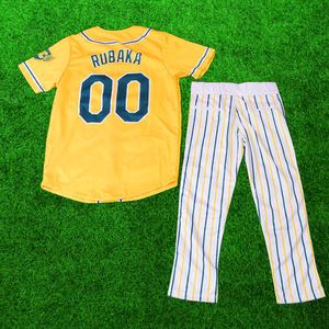 Uniforme de baseball de softball de joueur d'équipe en polyester respirant conçu sur mesure-ensemble complet de vêtements de sport imprimés par sublimation numérique - Product Image 4