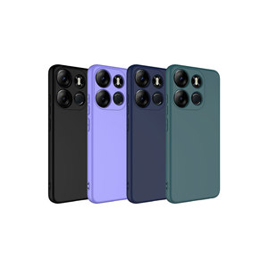 Funda para Tecno Spark Go 2023, ZNTH Mara Launch, Silicona Líquida, Protección de 360 Grados, Funda Protectora para Teléfono Móvil en Azul Marino - Product Image 2