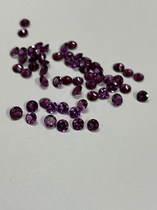 พลอยสีโรโดไลท์การ์เน็ตธรรมชาติทรงกลม5มม. พลอยหลวมปรับเทียบโดย Sadiya International - Product Image 6