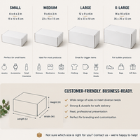 Boîtes cadeaux en kraft blanc biodégradables et recyclables écologiques personnalisées pour les graines et les colis de plantes