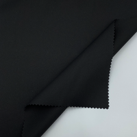Legging Lulu 72% polyester 28% PU Tissu jersey simple Léger 3 couches Hydrofuge Haute compression Uni 140gsm Filles