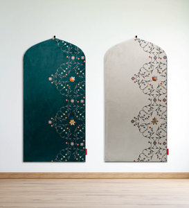 Anti-SLIPคุณภาพสูงในร่ม 60x120 ซม.ดอกไม้อิสลามพรมสวดมนต์TAKVA EasiCleanในร่มRoyal Collectionสวดมนต์ผู้ผลิต - Product Image 5