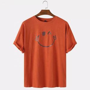 T-shirts grande taille imprimés avec logo personnalisé 100% coton de haute qualité chemises OEM surdimensionnées avec col montant respirant pour l'été - Product Image 5