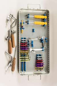 Micro cirugía médica ortopédica columna vertebral Trimline Retractor cervical y distracción ACDF conjunto caja de aluminio de acero inoxidable CE I - Product Image 2