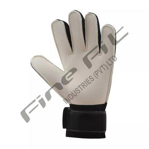 Vente en gros Gants de gardien de but de football professionnel Fermeture à crochet antidérapante Protection des doigts en cuir et nylon Unisexe pour le sport - Product Image 3