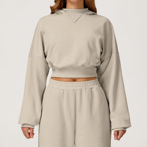 Fabricantes de alta calidad Sudadera con capucha Impresión de soplo personalizada Sudadera con capucha suelta Tallas grandes Sudaderas con capucha para mujer - Product Image 1