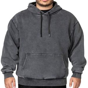 OEM <b>Men's</b> Acid Wash <b>Hoodie</b> High Quality and Affordably Priced Breathable Comfortable Casual Winter Wear with Solid Pattern 2026 - Product Image 3