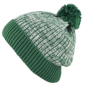 <b>Cheap</b> Wholesale Plain Winter Beanies High Quantity Blank Cuffed Knit Hat with PomPom Custom Event Merchandise Cap - Product Image 4