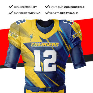 Meilleur uniforme de football américain confortable nouveau style pour l'entraînement/uniforme de football américain de haute qualité 2025 - Product Image 4