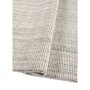 Alfombra de Lana Tejida a Mano Contour Ivory, Grande, 9x12, Estilo Clásico, Color Sólido, para Decoración de Sala de Estar, Pasillo, Hwl-75 - Product Image 2