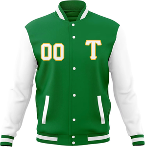 Chaqueta Varsity Personalizada con Cuello Alto, Precio al por Mayor, Venta Caliente, Ropa Urbana, Bordado Único, Chaquetas para Hombre de Primera Calidad - Product Image 5