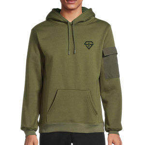 Sudadera con capucha para hombre 2023 con cremallera, Impresión de logotipo personalizado, Material polar ligero de alta calidad, Color sólido, Invierno - Product Image 2