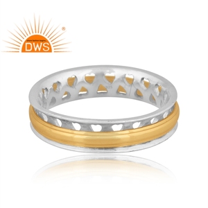 Latest Design Fine Sterling <b>Silver</b> Handmade <b>Spinner</b> Band <b>Ring</b> Custom Jewelry Manufacturer Dainty Collection - Product Image 3