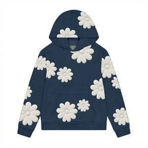 Sudaderas con Lavado Ácido Desgastado Personalizadas, Sudaderas Holgadas de Moda, Ropa Casual para Hombre - Product Image 4