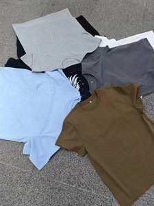Wholesale Custom 100% Cotton <b>Tshirts</b> Private Label OEM Manufacturer Bulk Production <b>Plain</b> Knitwear Supplier - Product Image 5