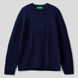 Suéter de Punto Personalizado para Hombre, Diseño OEM, Talla Adulto, MOQ Bajo, Nuevo y Elegante - Product Image 3