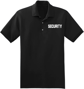 T-shirt polo tactique personnalisé avec patch T-shirt du personnel de sécurité Chemises de construction du fabricant Hi Viz Polo homme de sécurité - Product Image 3