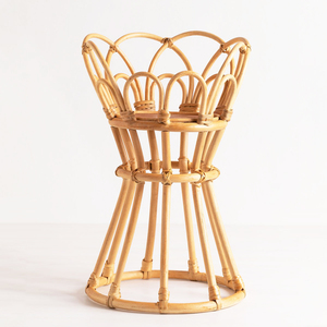 Accessoires de meubles bohème décoration de salon meilleure vente support de plante en rotin bon marché - Product Image 1