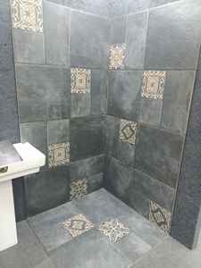 Azulejos de cerámica blanca esmaltada antigua de diseño moderno de textura sólida resistentes al agua para uso en apartamentos - Product Image 3