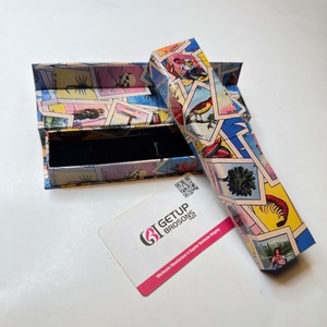 Handmade Custom Cardboard <b>Boxes</b> with Art Paper Smooth Packaging Custom Color Logo for Personal Care Instruments Eyelash Tweezers - Product Image 6