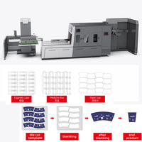 Machine de découpe et d'élimination des déchets entièrement automatique pour le décapage des trous intérieurs des boîtes, des coupes en carton, des étiquettes volantes et des cartes de découpe en carton