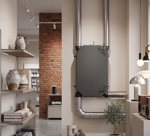 Sistema de Ventilación con Recuperación de Calor BSK Ventilation NOTUS Slim, Flujo de Aire de 400 m³/h, 230 V, R-410A, Alta Eficiencia para Unidad de Intercambio - Product Image 5