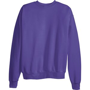 <b>Purple</b> Color Simple Plain Men Sweatshirts Custom Your Own Logo Design Men Sweatshirts - Product Image 1