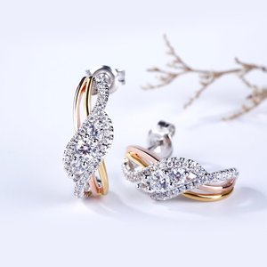 Boucles d'oreilles en diamant Jeulia Endless Love - Product Image 6