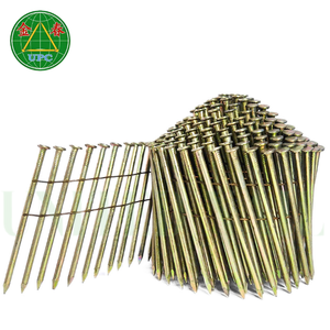 Clous à bobine en acier de 2 à 1/2 pouces avec tête à carreaux à tige en spirale lisse pour palettes en bois Pistolet à clous pneumatique - Product Image 2