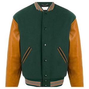 Chaqueta Bomber clásica Varsity | Prendas de abrigo estilo béisbol de escuela secundaria para hombres y mujeres - Product Image 1