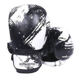 Custom Made Men Leather Boxing <b>Gloves</b> with Custom Design Logo <b>Moisture</b> Wicking Customized Colors High Quality for Training Use - Product Image 4