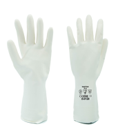 [OFERTA DE LOTE] Guantes de Látex Natural Blancos, Buena Elasticidad, Lavables, Reutilizables, Protección para las Manos, Guantes para Lavar Platos y Limpiar