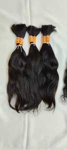 Extensiones de cabello humano de onda profunda sueltas de cabello crudo de templo puro de donante único natural indio-directo del fabricante - Product Image 2