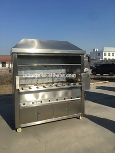 Máquina de parrilla de barbacoa de carne de cordero de puerto de pollo de acero inoxidable | Parrilla de barbacoa inoxidable personalizada | máquina de churrasco brasileño - Product Image 3