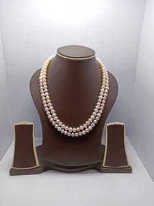 Collier de perles d'eau douce naturelles de qualité AAA Collier de pierres précieuses rondes en perles d'eau - Product Image 3