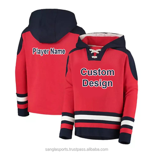 Wholesale Cheap Sublimated Ice Hockey Custom Made Team Ice Hockey Hoodies Manufacturer Custom Logo Top Quality - Product Image 1