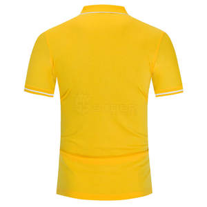 Venta al por mayor de calidad superior de los hombres para Polo camisetas patrón sólido de algodón/fibra de bambú mejor material de contraste de color de punto Fab - Product Image 2