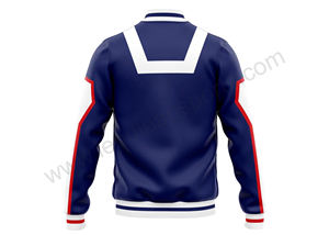 Personalizado Casual Hombres Streetwear Varisty Chaquetas de los hombres de cuero Versity University Bomber College Jacket para hombres - Product Image 2